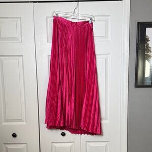 SHEIN Vibrant Pink A-Line Skirt
